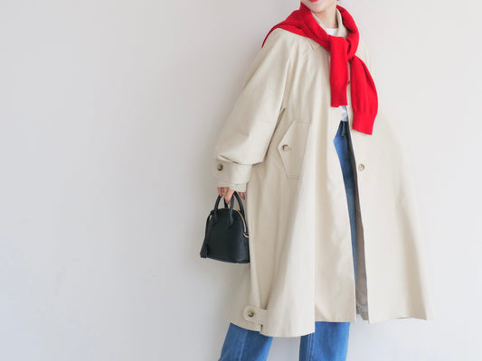 【受注販売】スウィッチカラースプリングコート再入荷決定