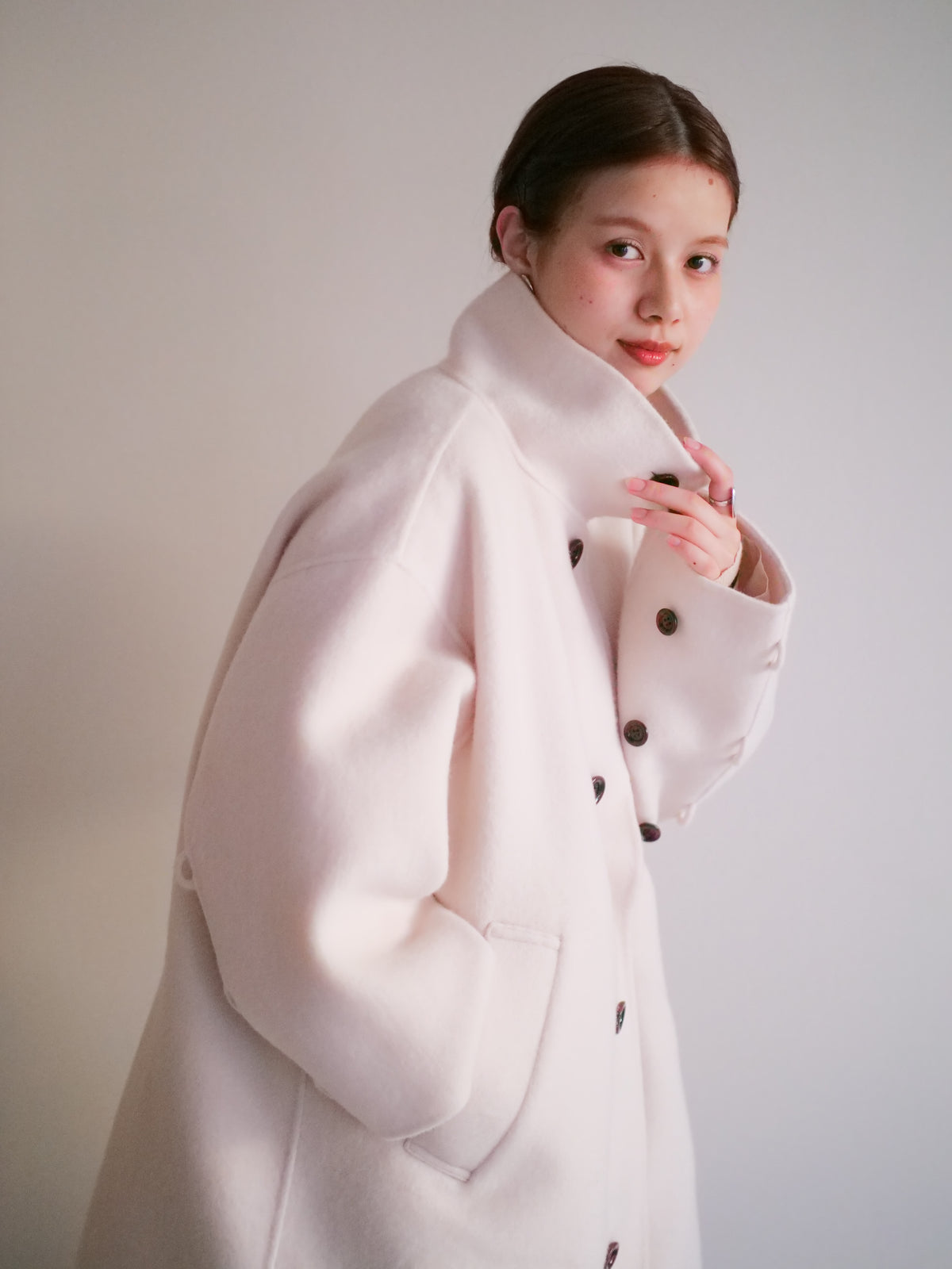 model:151cm (ivory/short)