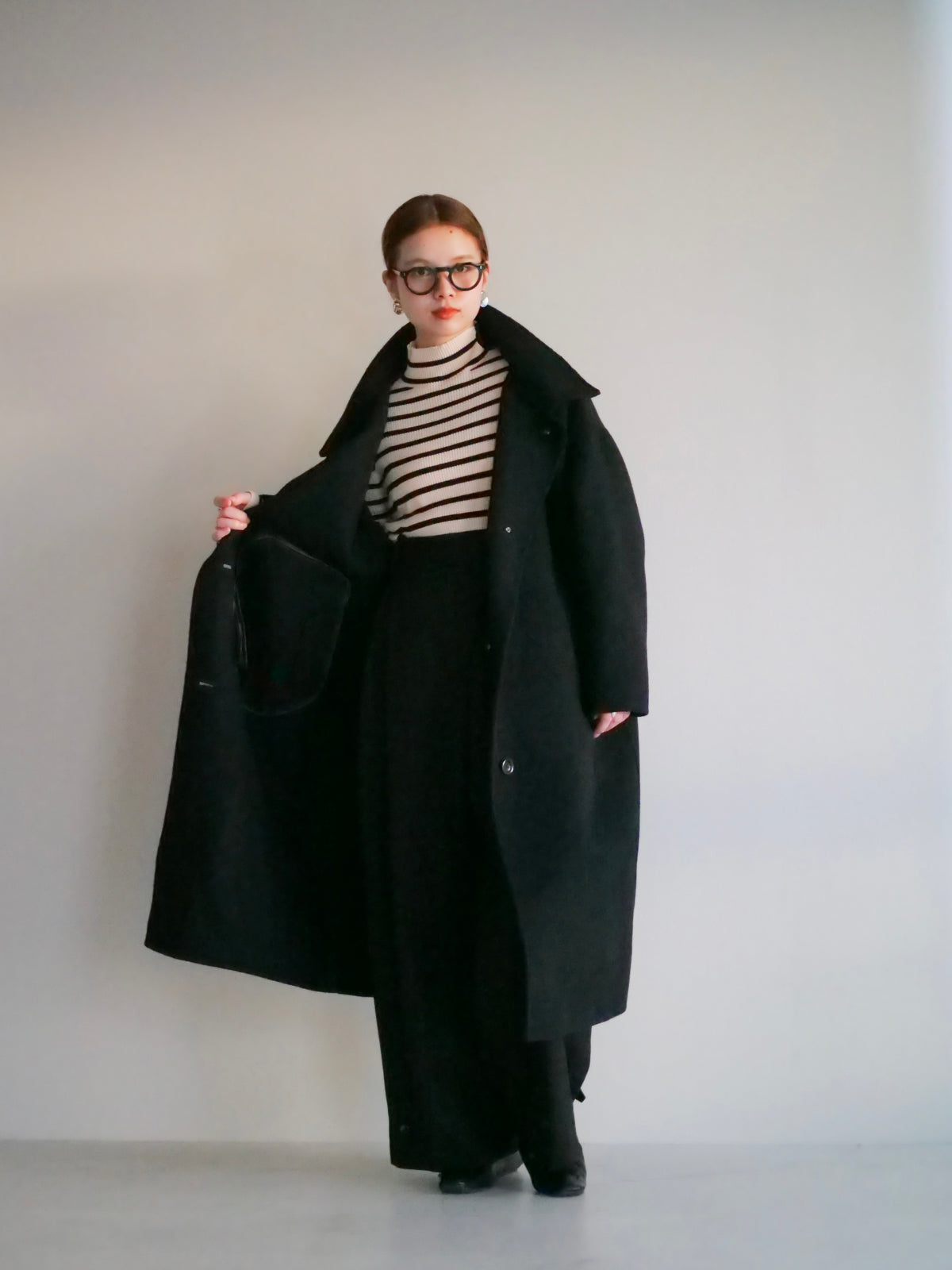 model:151cm (black/long)