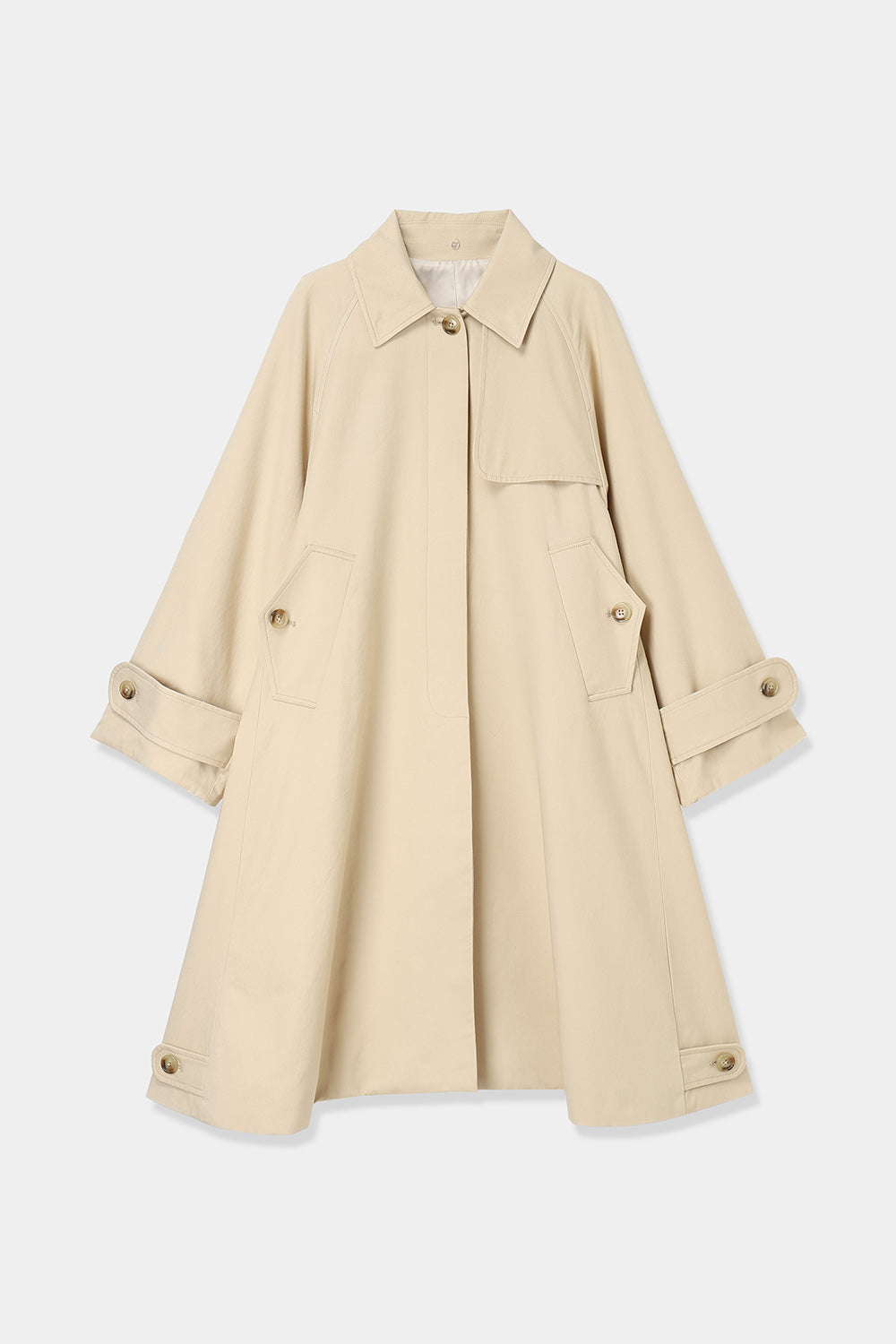 スウィッチカラースプリングコート