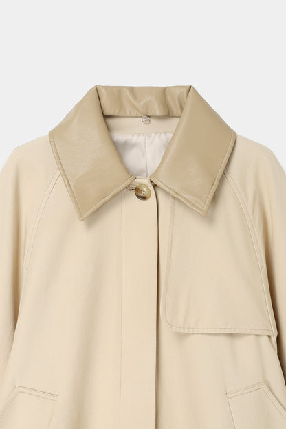 スウィッチカラースプリングコート