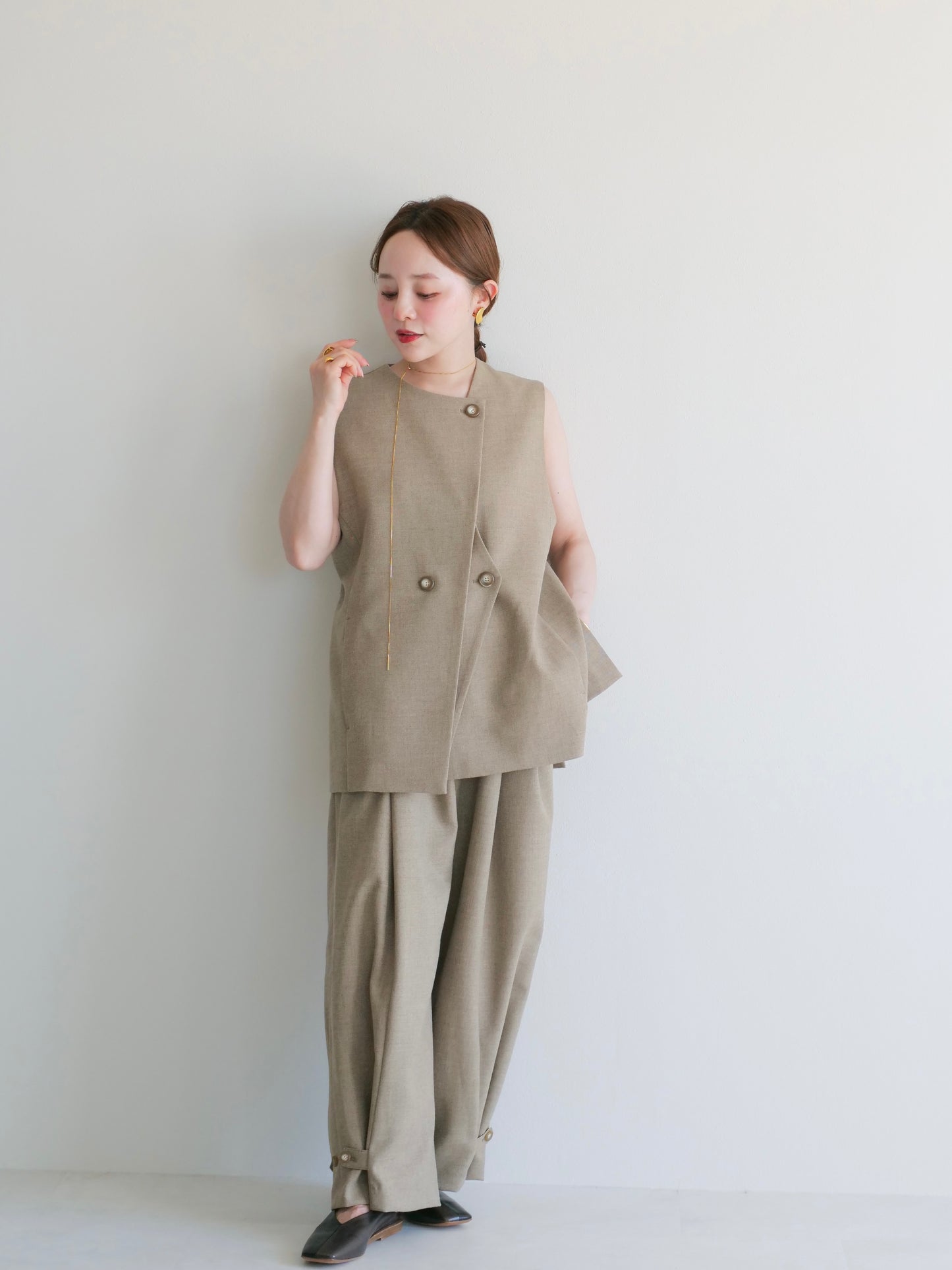 model:145cm (beige/FREE)
