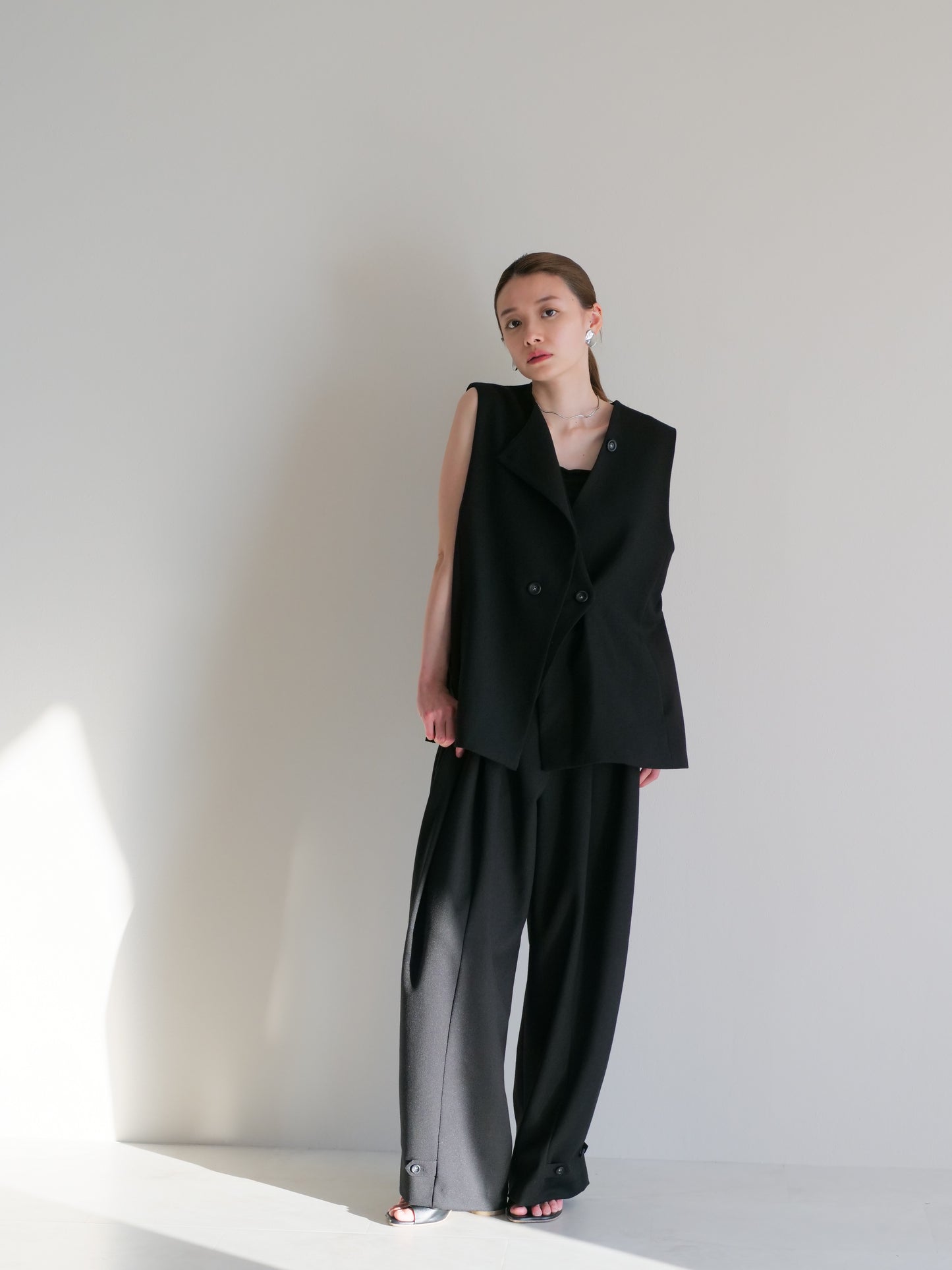 model:153cm (black/long)