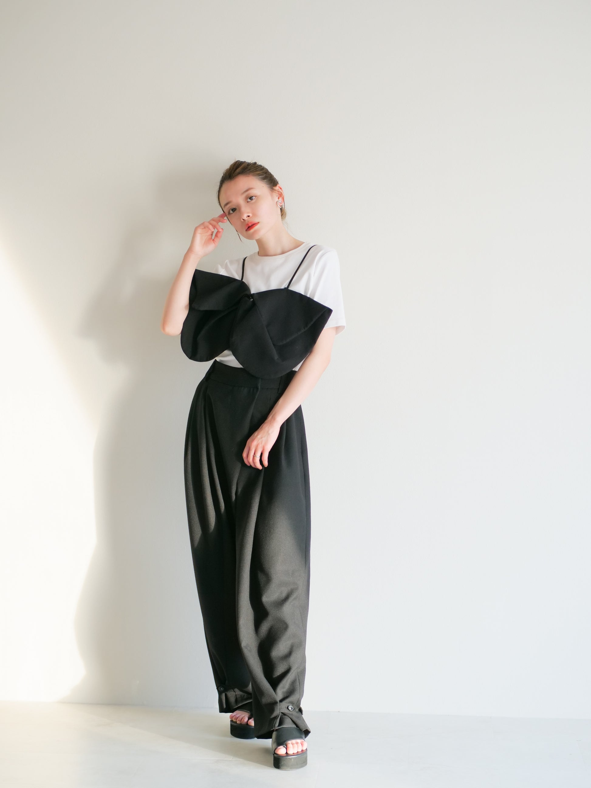 model:153cm (black/long)