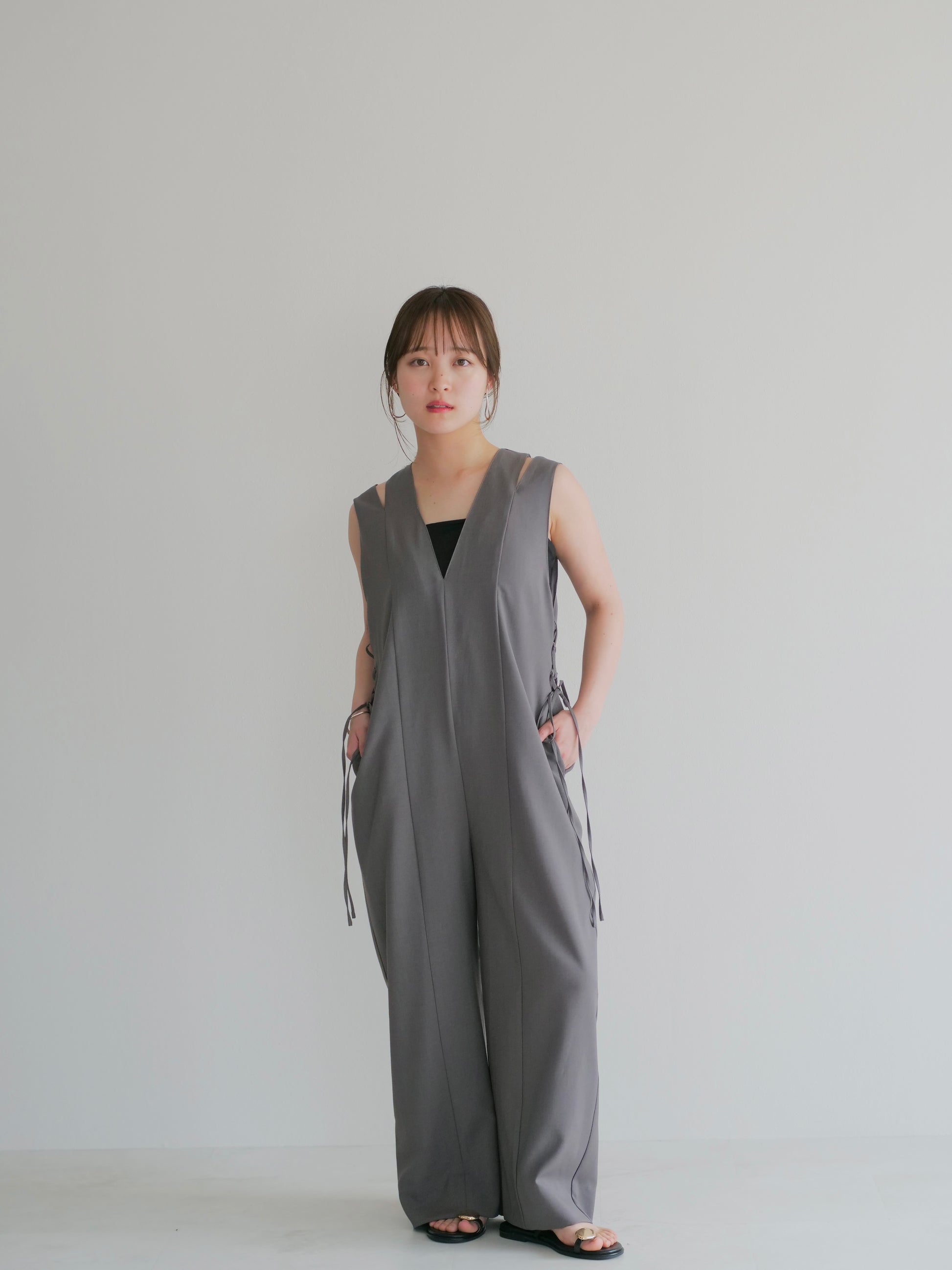 model:148cm (gray/short)
