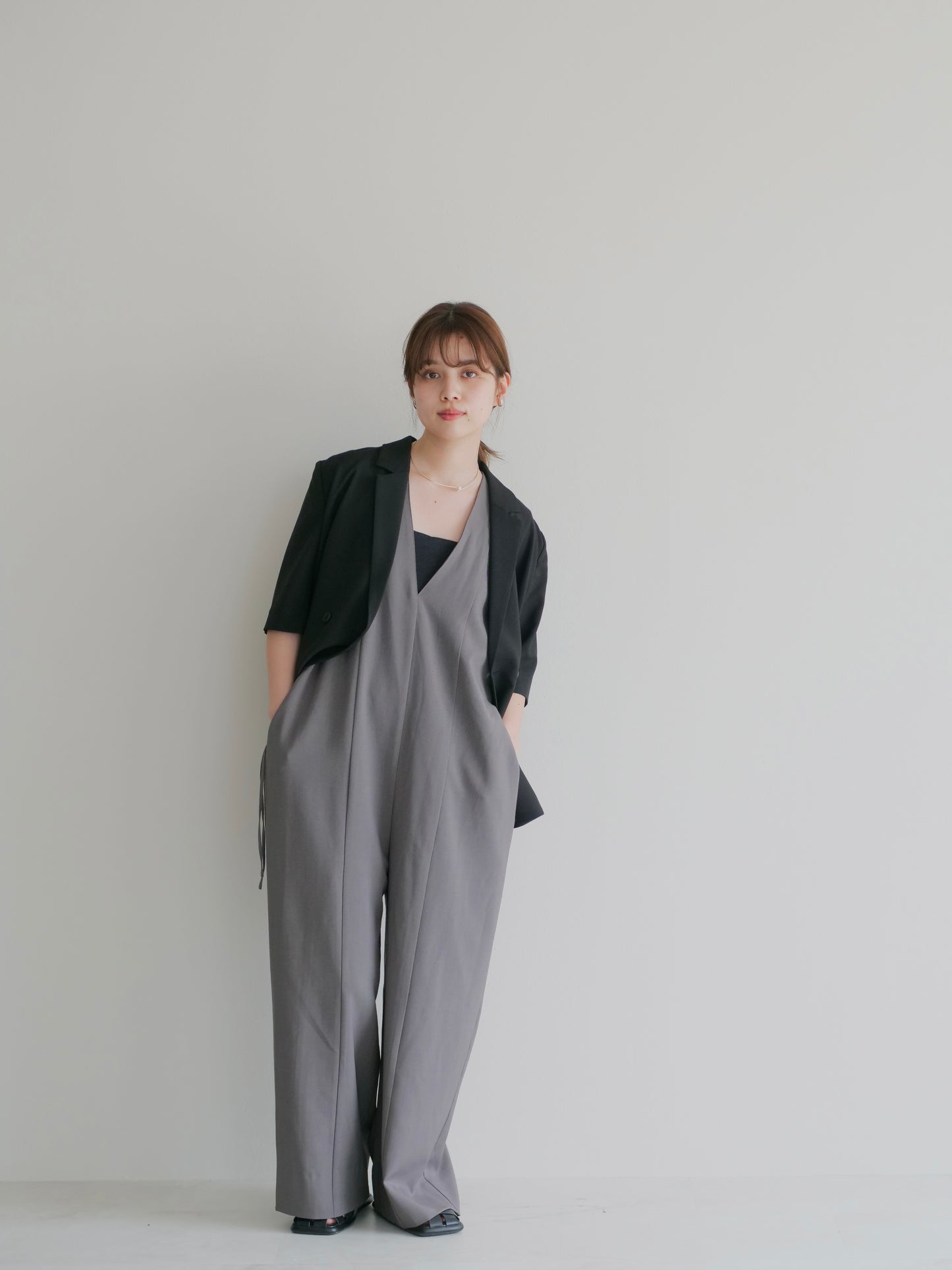 model:151cm (gray/long)