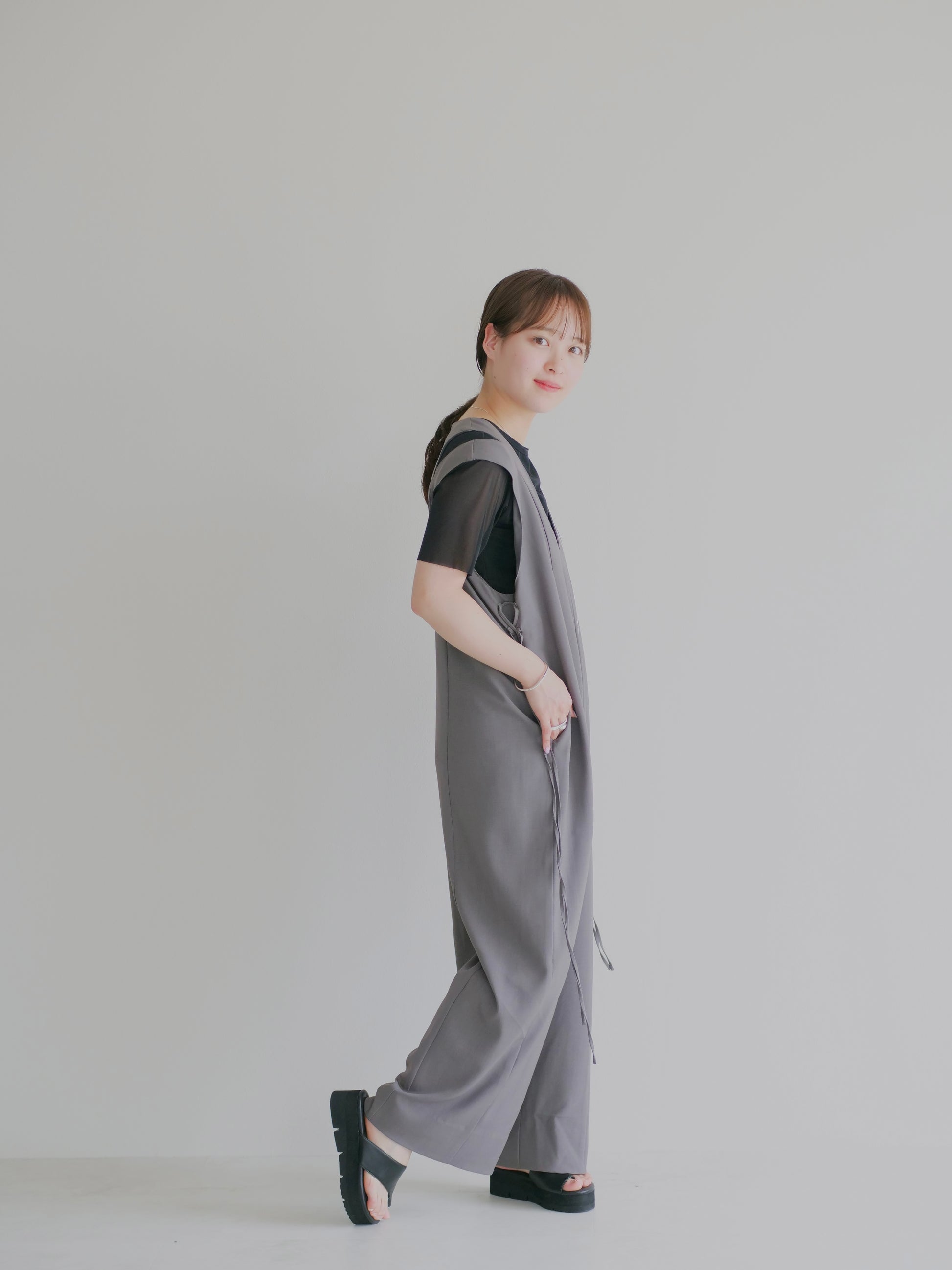 model:148cm (gray/short)