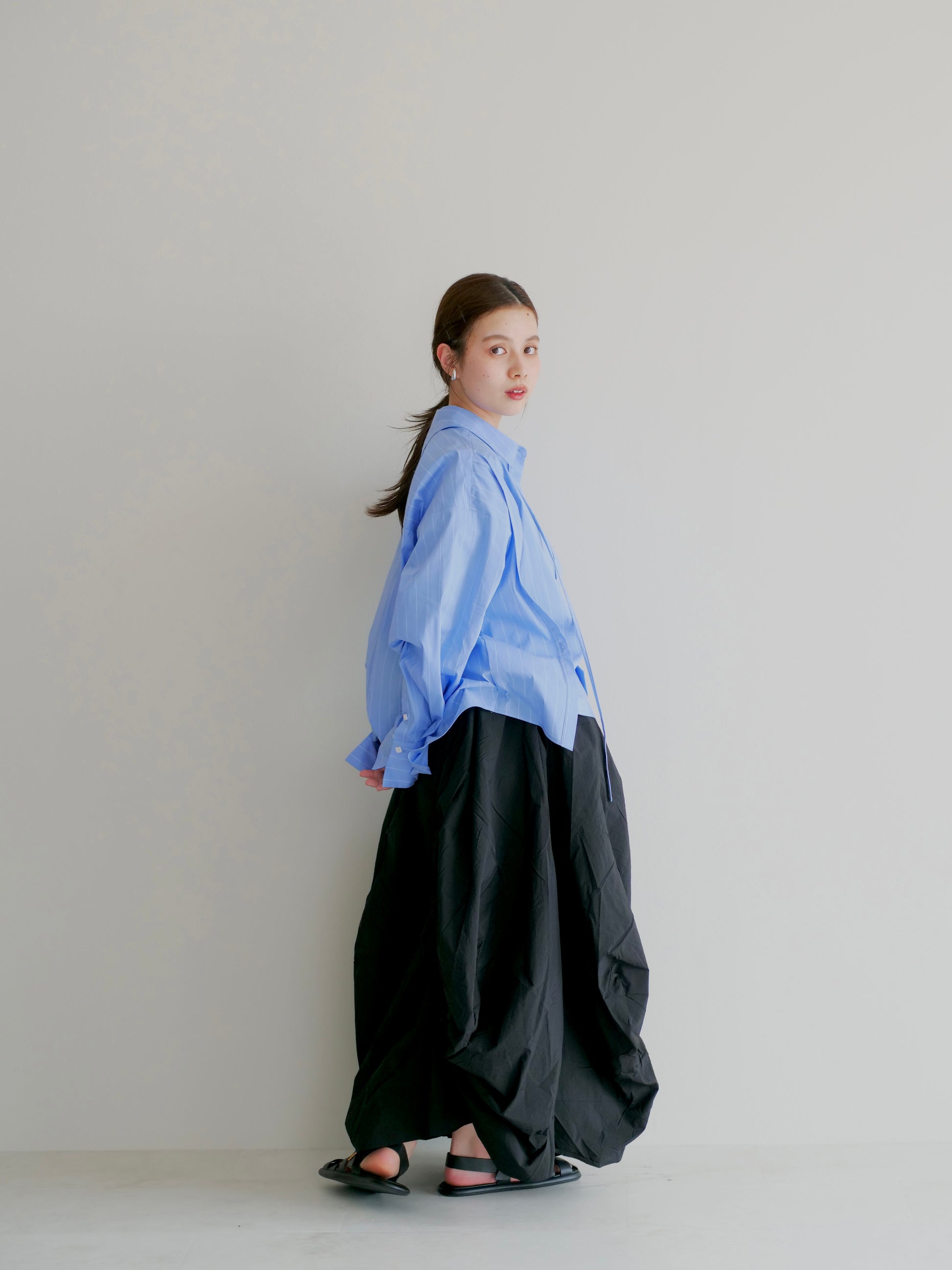 model:151cm (black/short)