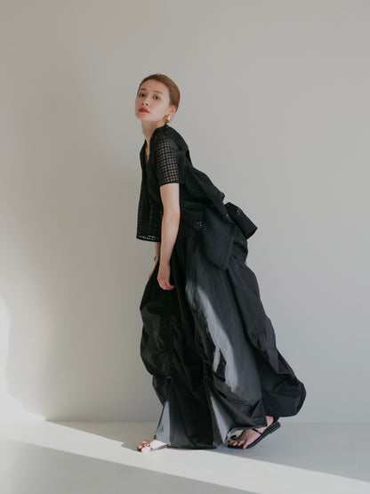 model:153cm (black/long)