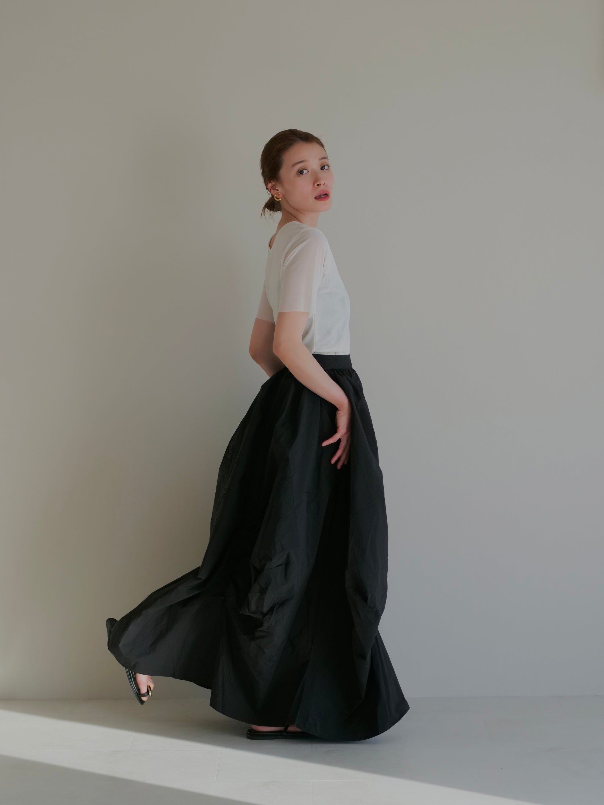 model:153cm (black/long)