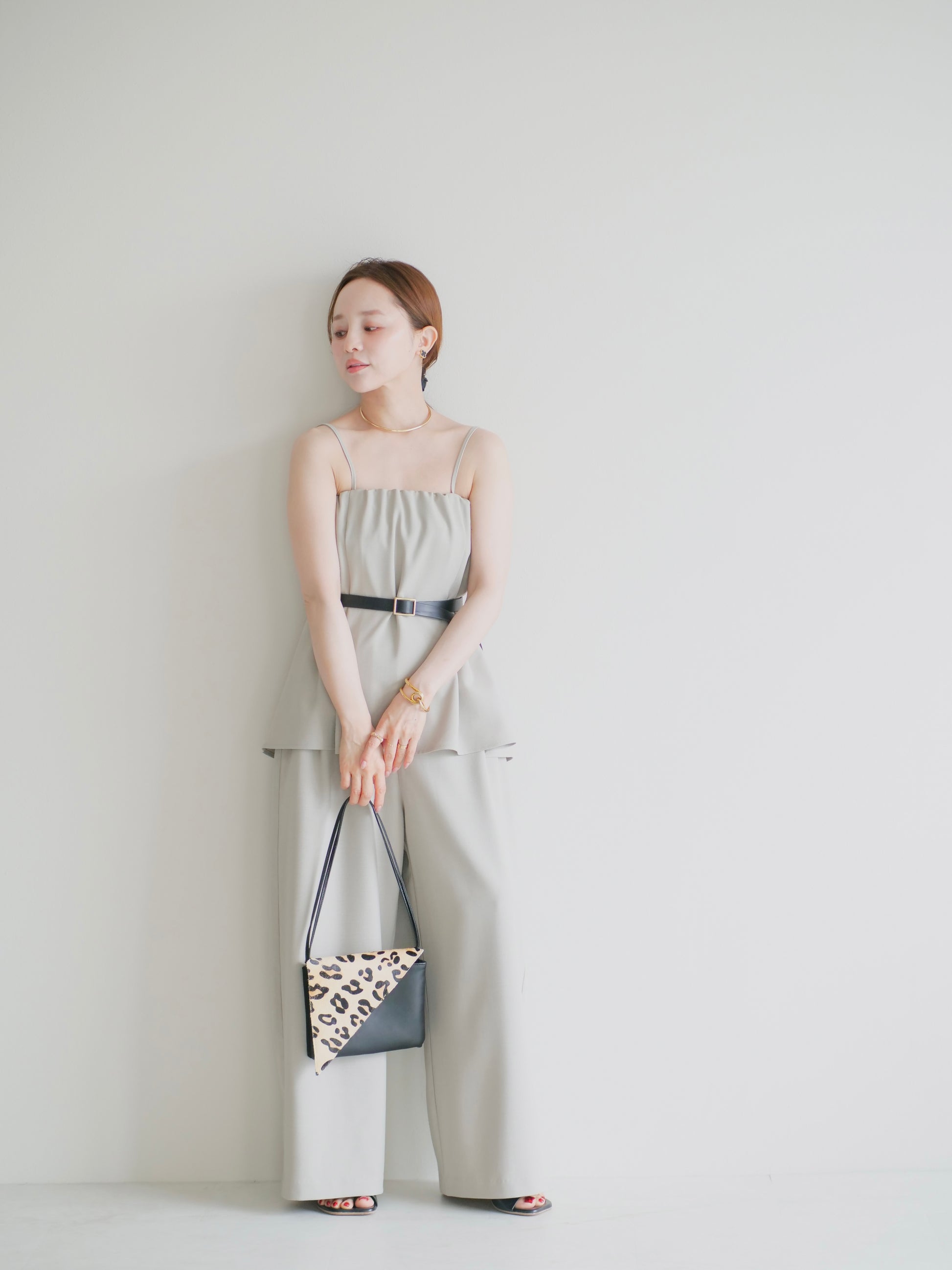 model:145cm (greige/short)