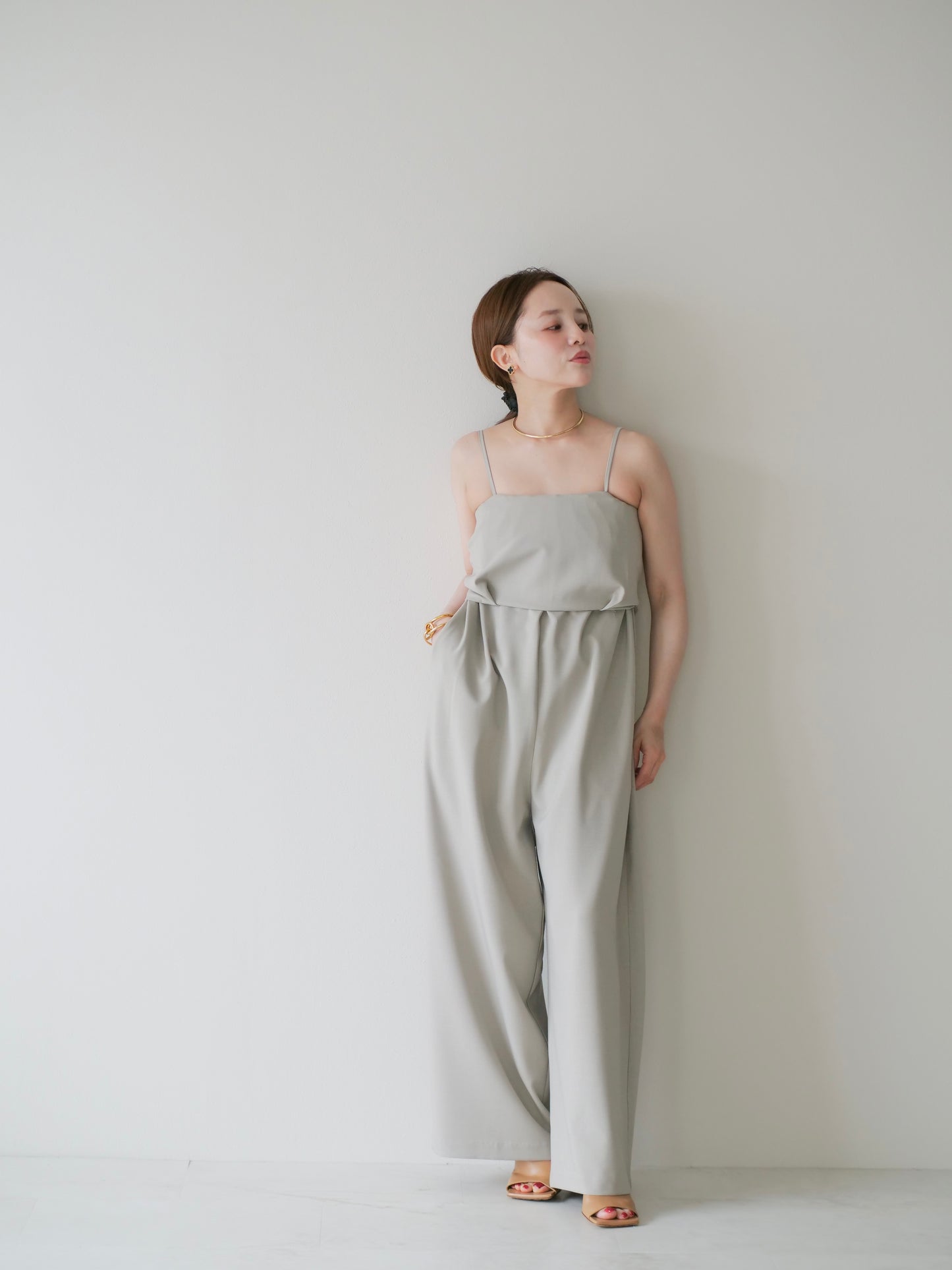 model:145cm (greige/short)