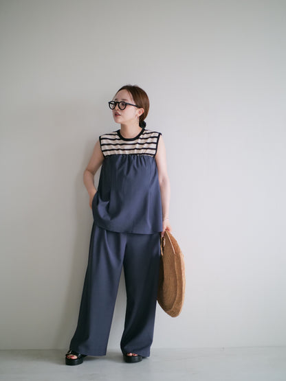 model:145cm (blue gray/short)