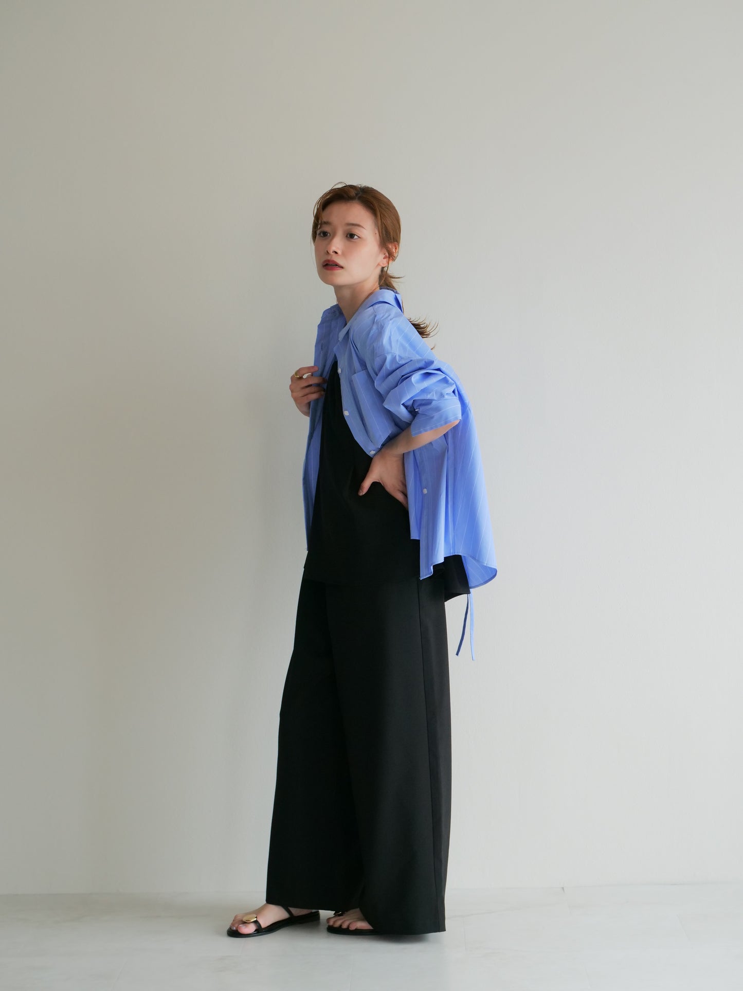 model:153cm (black/long)