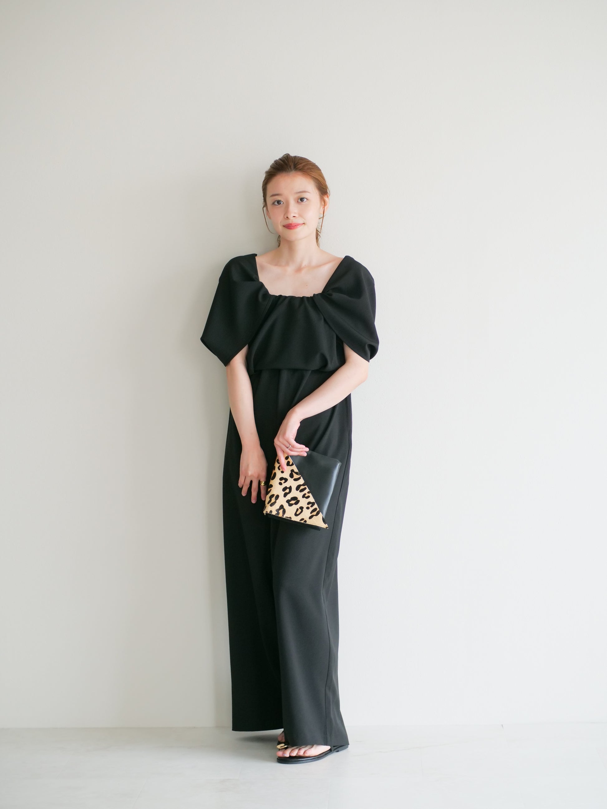 model:153cm (black/long)