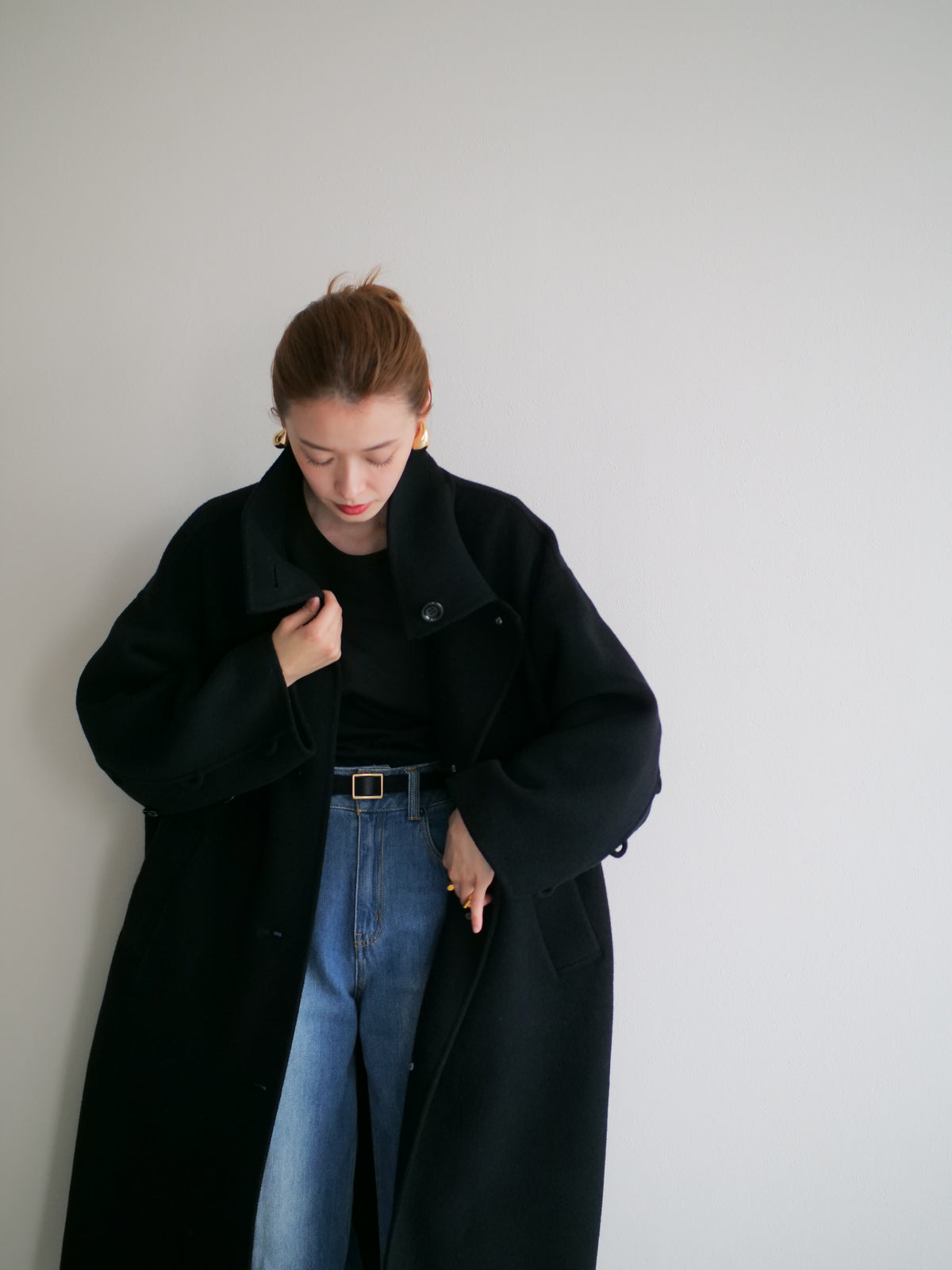 model:153cm (black/long)