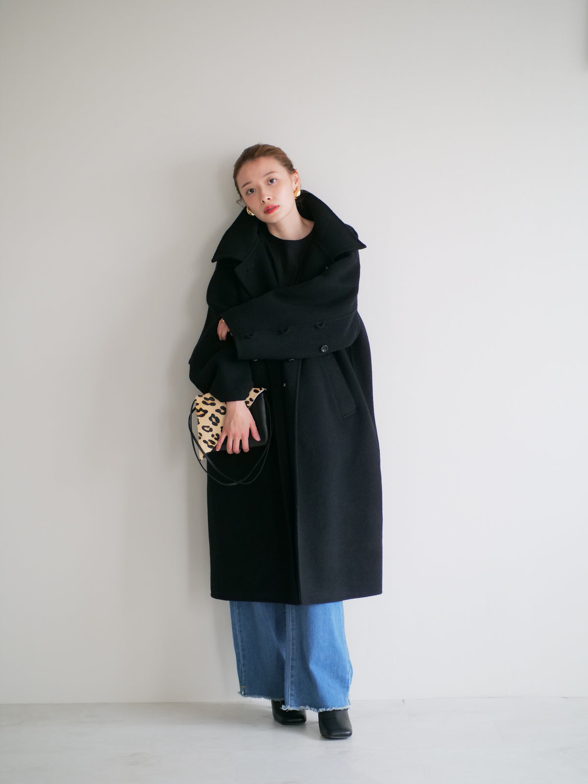 model:153cm (black/long)