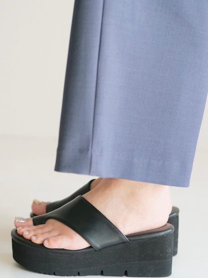 Toe Hold Platform Sandals