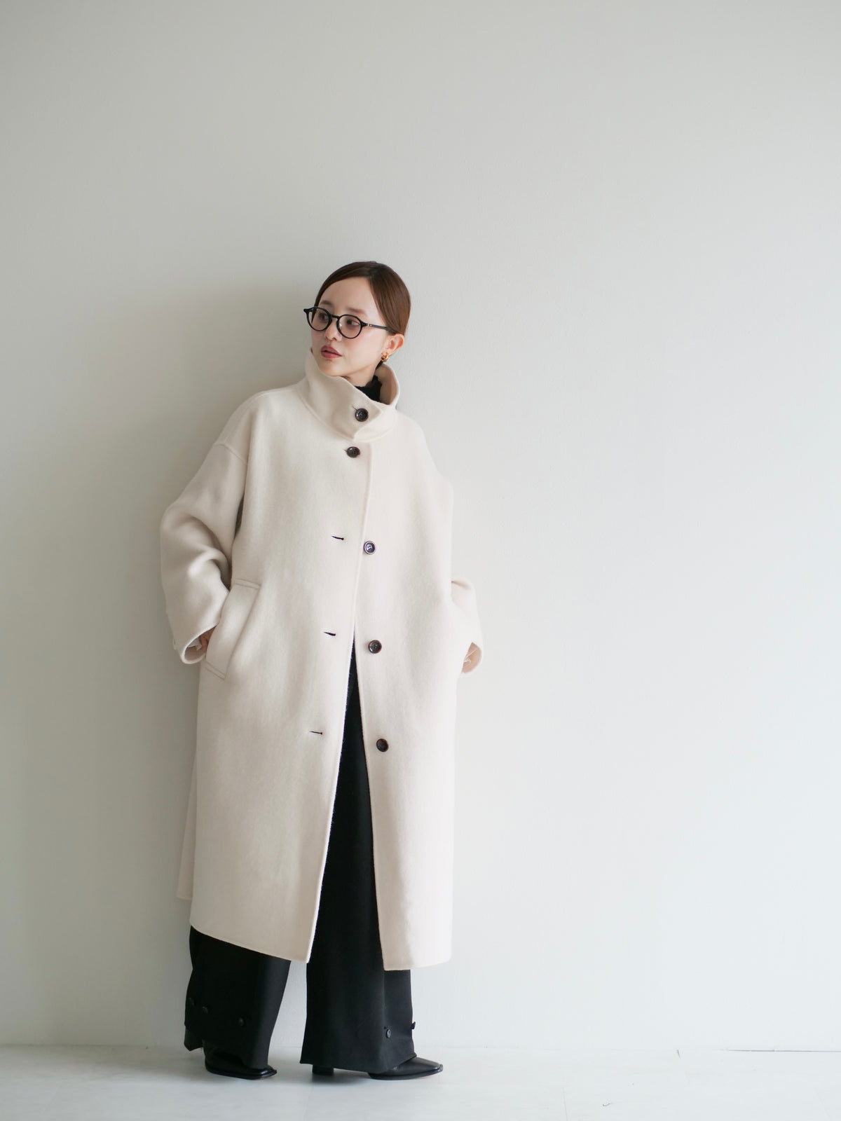 model:145cm (ivory/long)