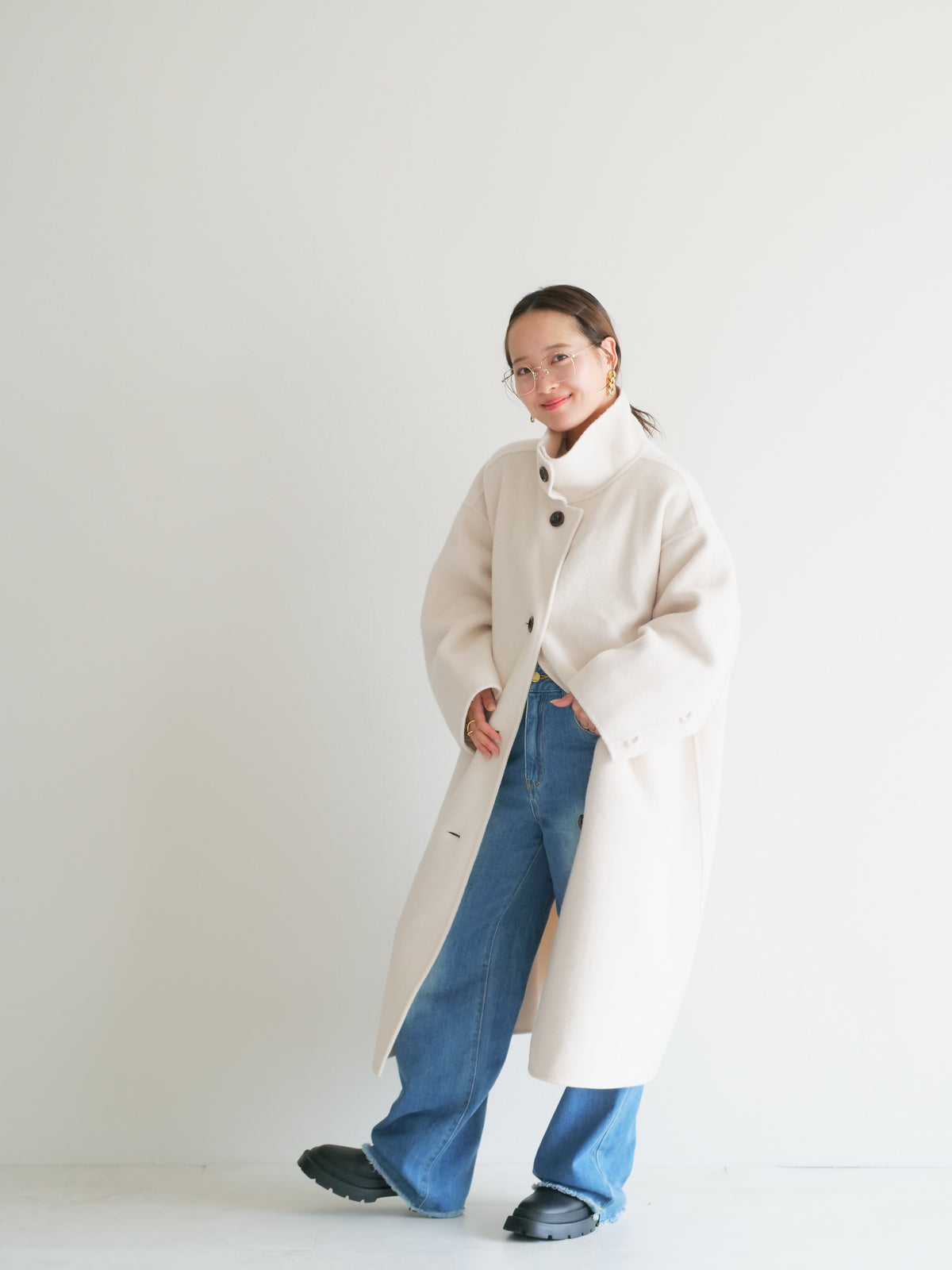 model:148cm (ivory/long)