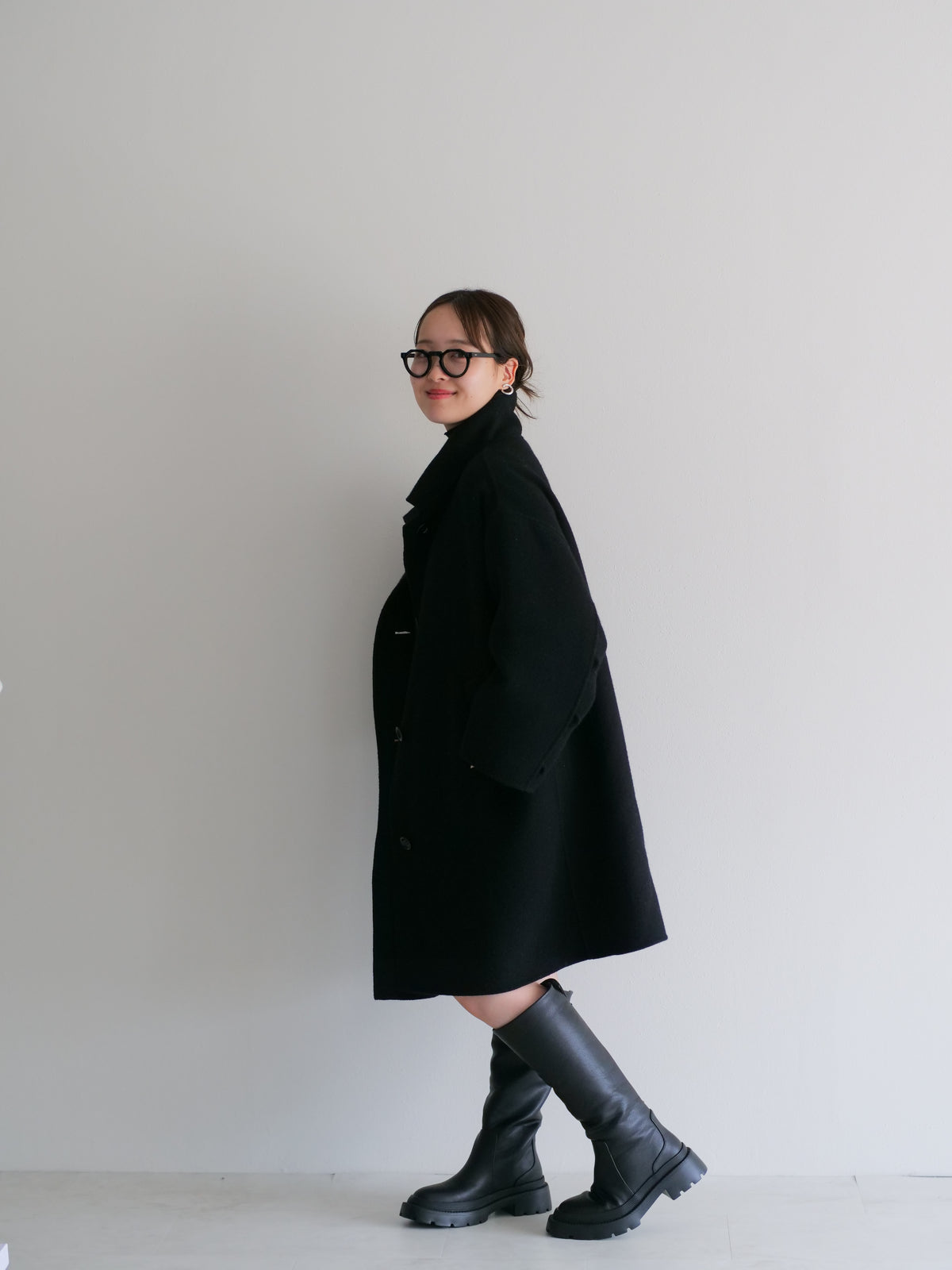 model:148cm (black/short)