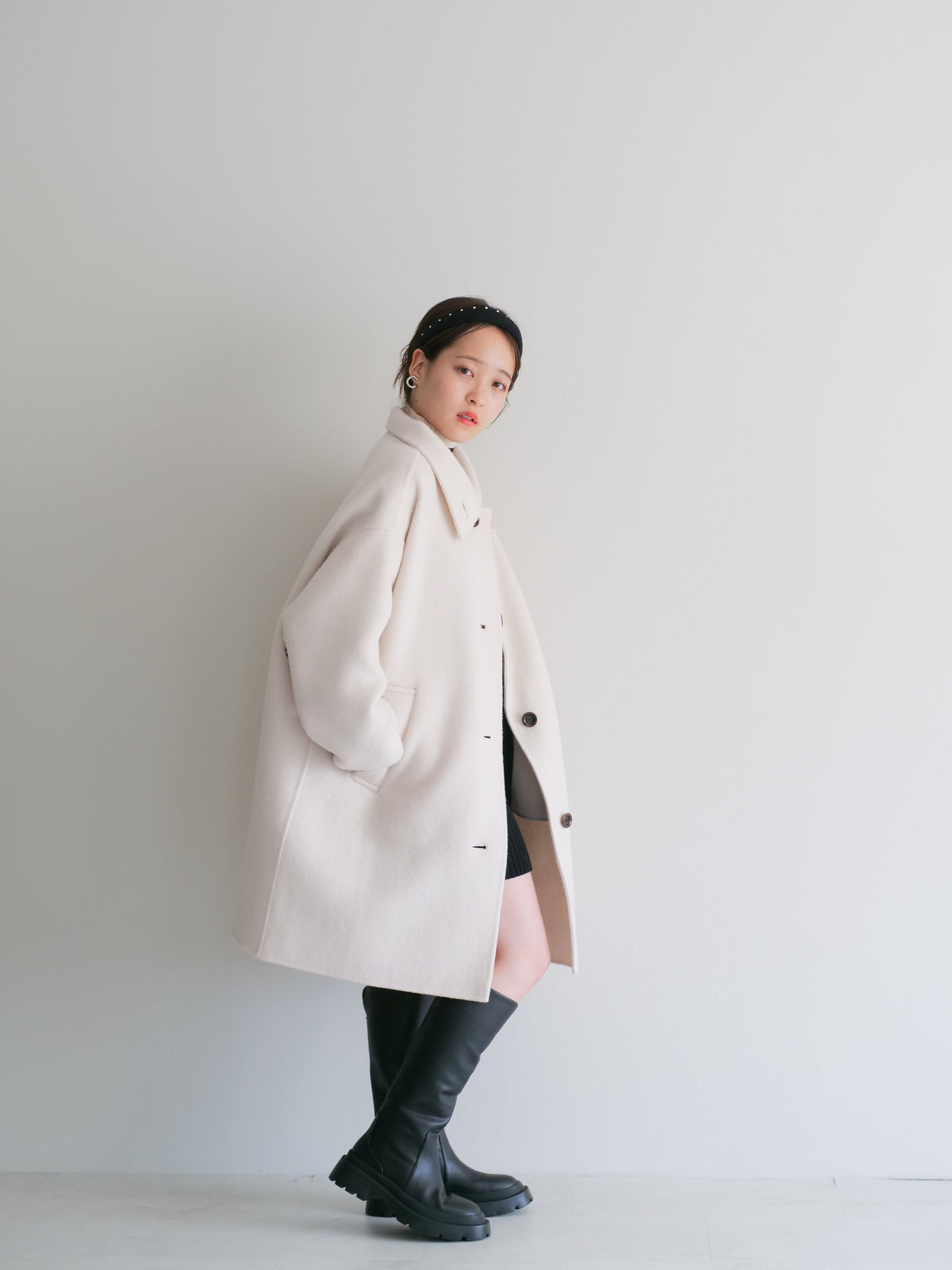 model:148cm (ivory/short)