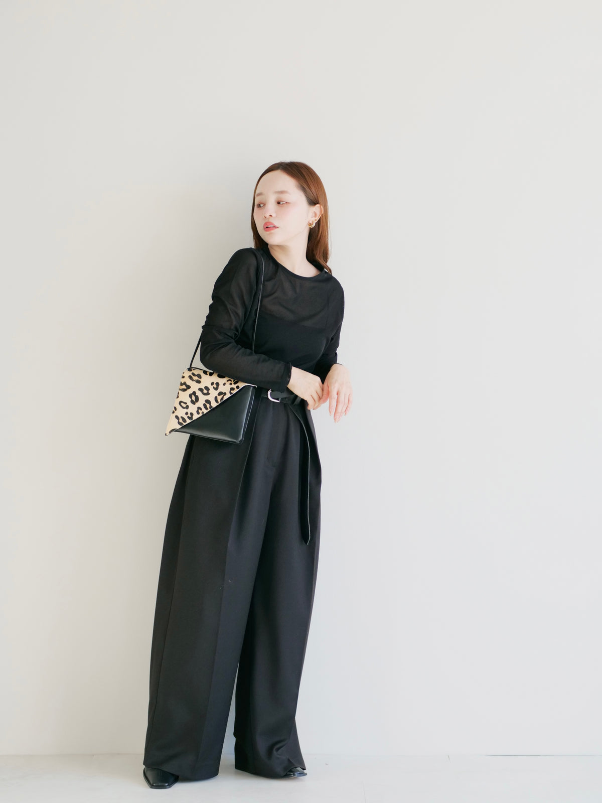 model:145cm (black/long)