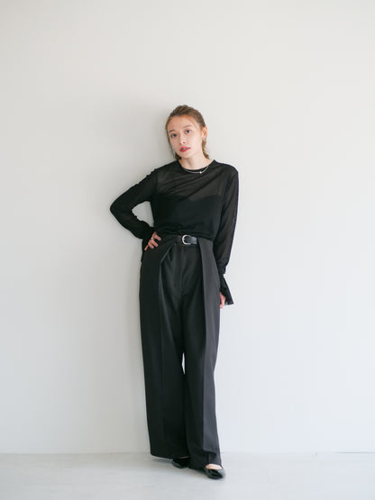 model:153cm (black/long)