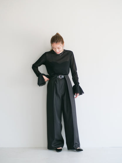 model:153cm (black/long)