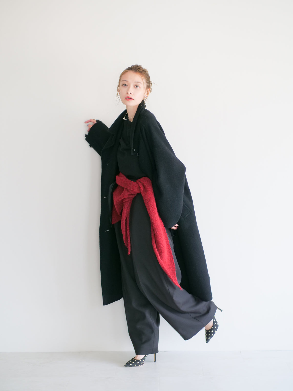 model:153cm (black/long)