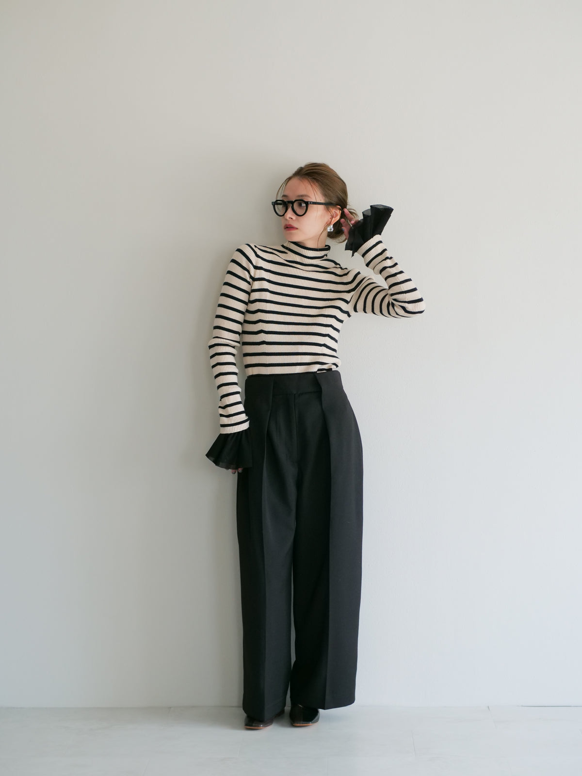 model:153cm (black/short)