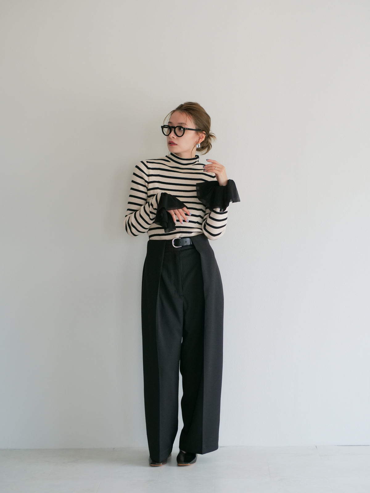 model:153cm (black/short)