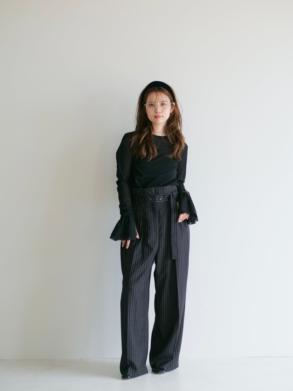 model:151cm (black/long)