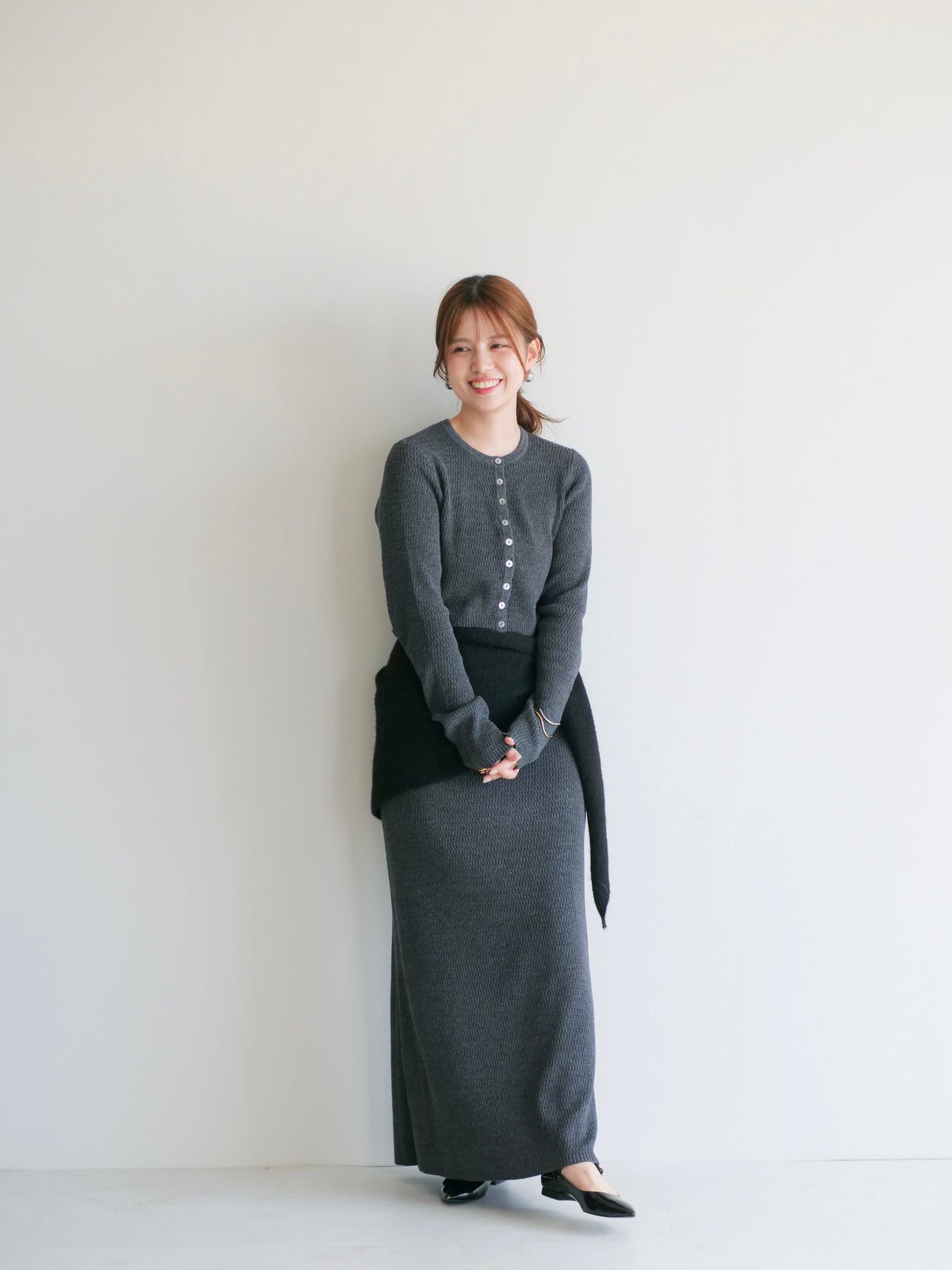 model:151cm (charcoal/FREE)