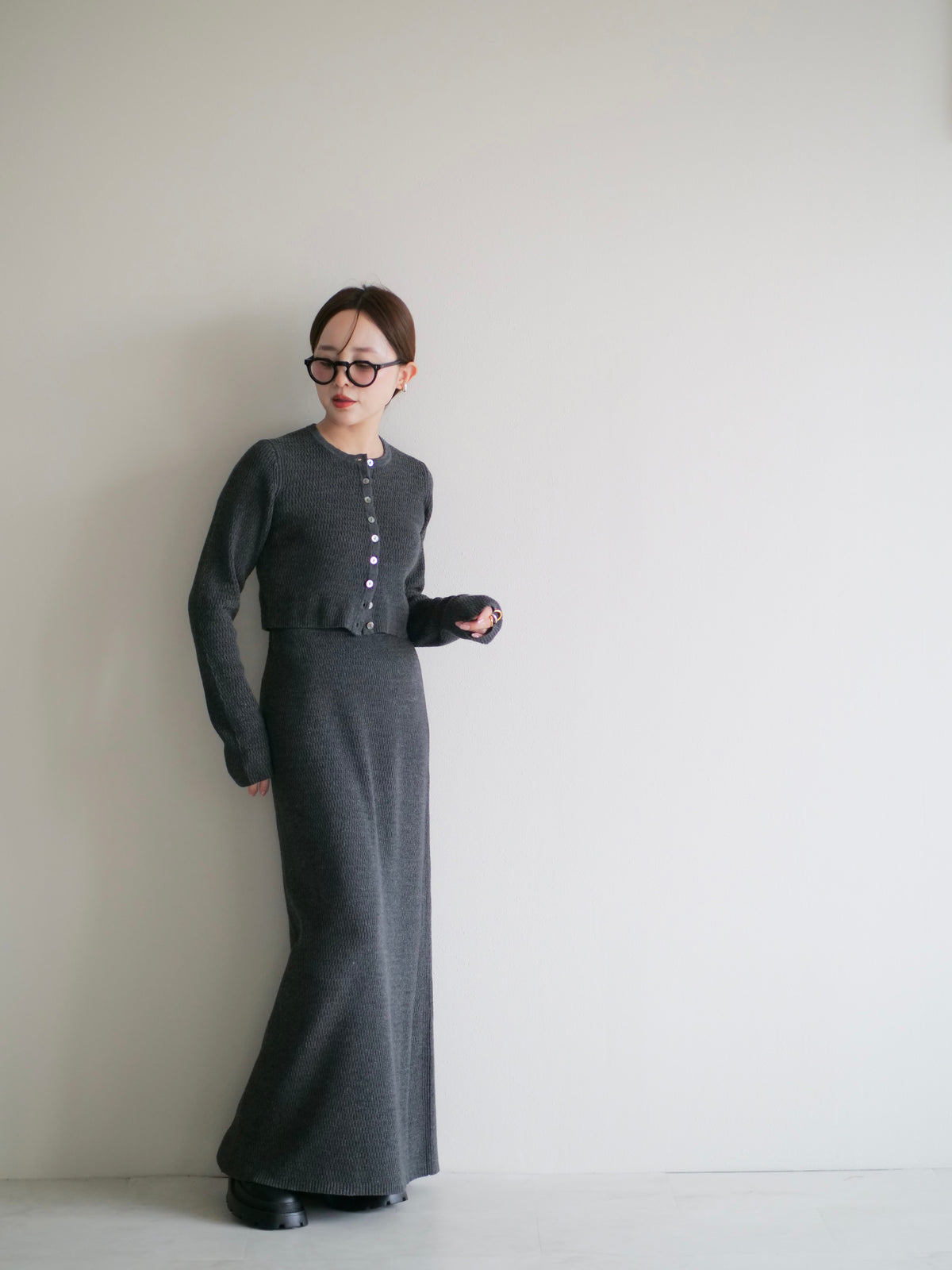 model:145cm (charcoal/FREE)