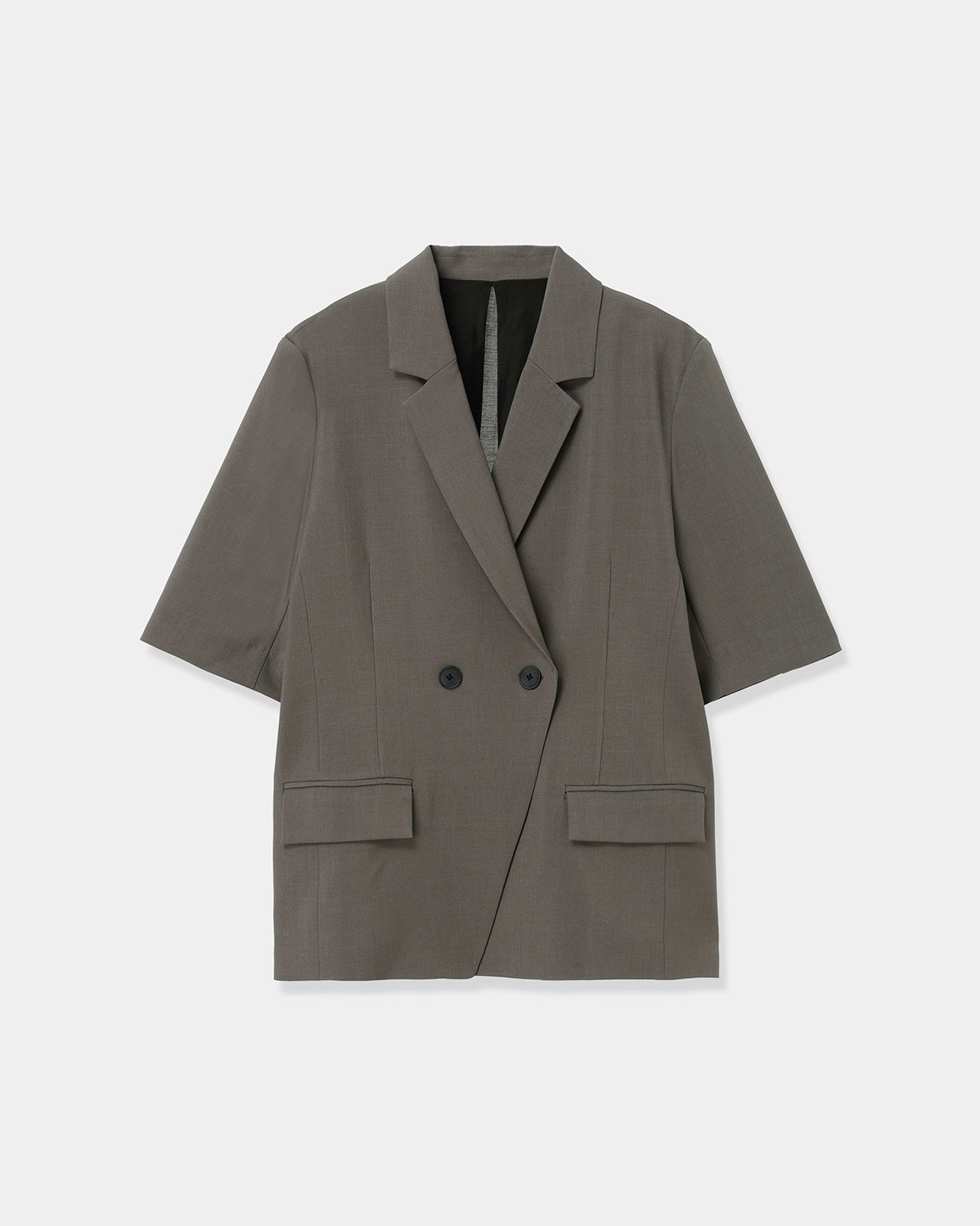 バックスリット ハーフスリーブジャケット