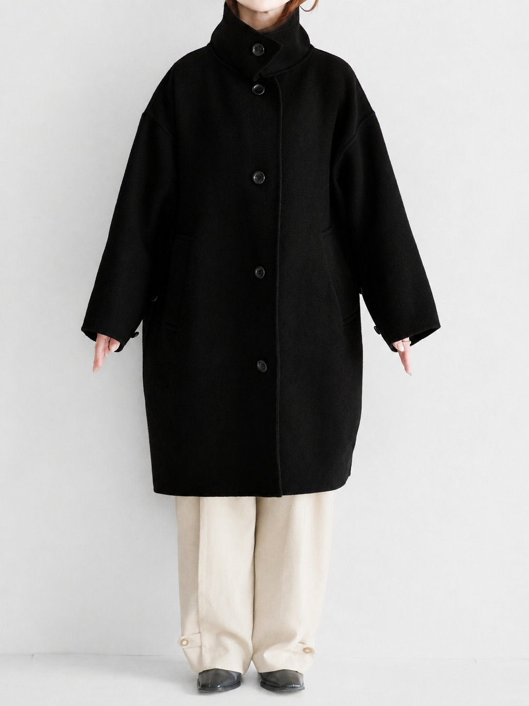 model:145cm (black/short)