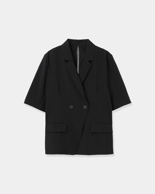 バックスリット ハーフスリーブジャケット