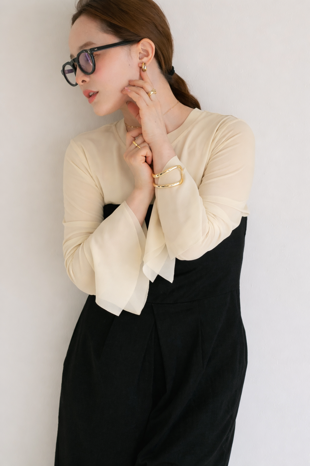 model:145cm (beige/FREE)