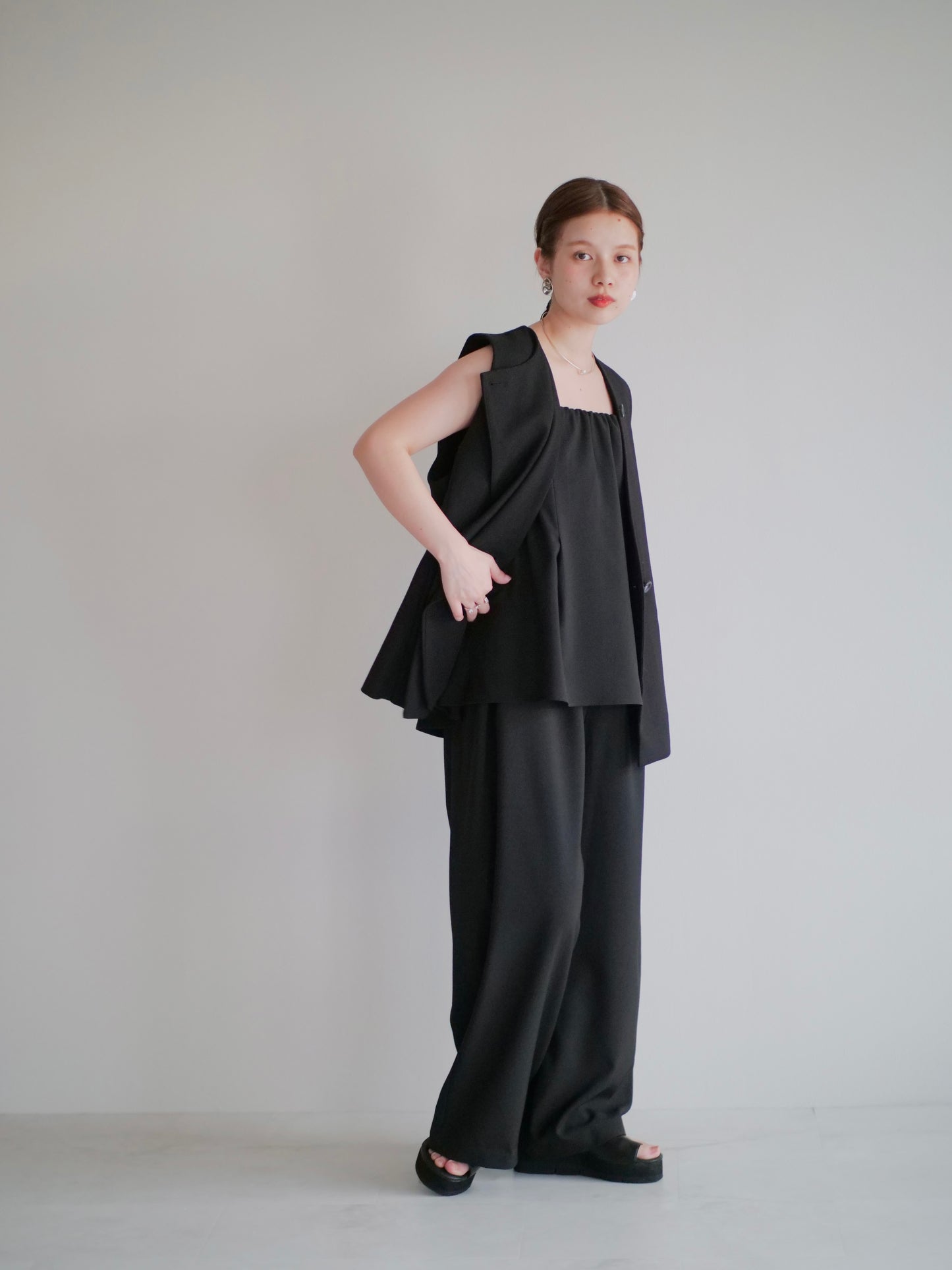 model:151cm (black/long)