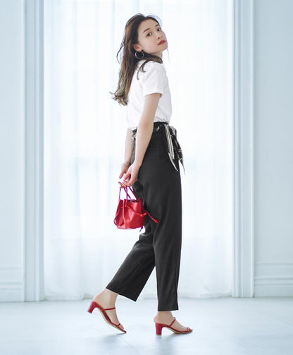 satin tac pants