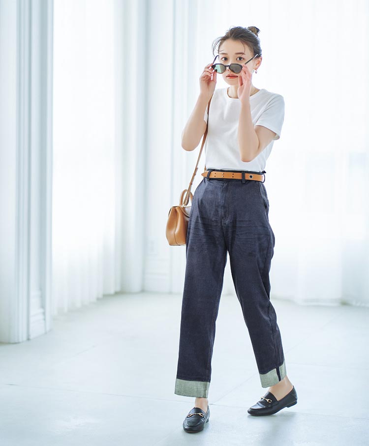 satin denim