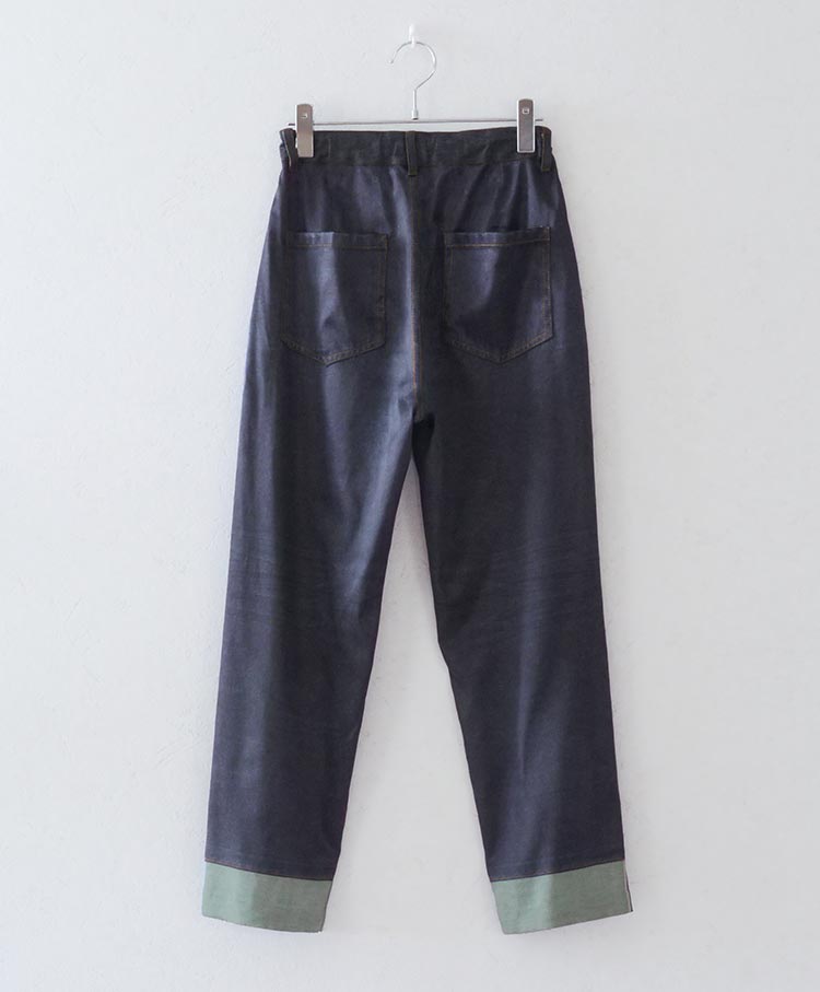 satin denim