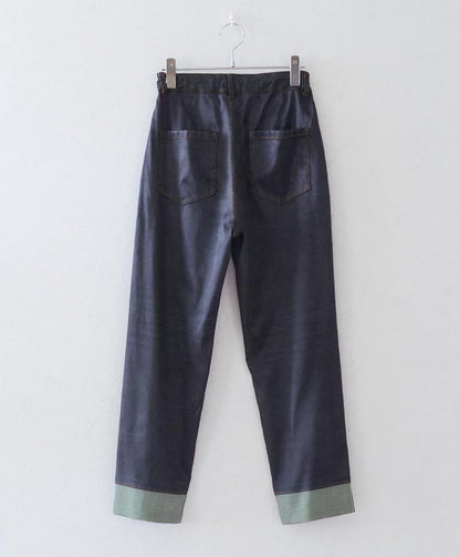 satin denim