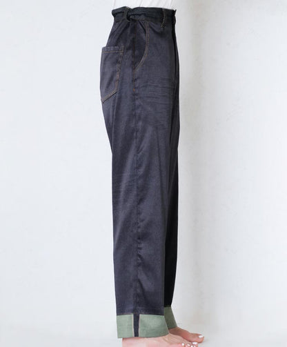 satin denim