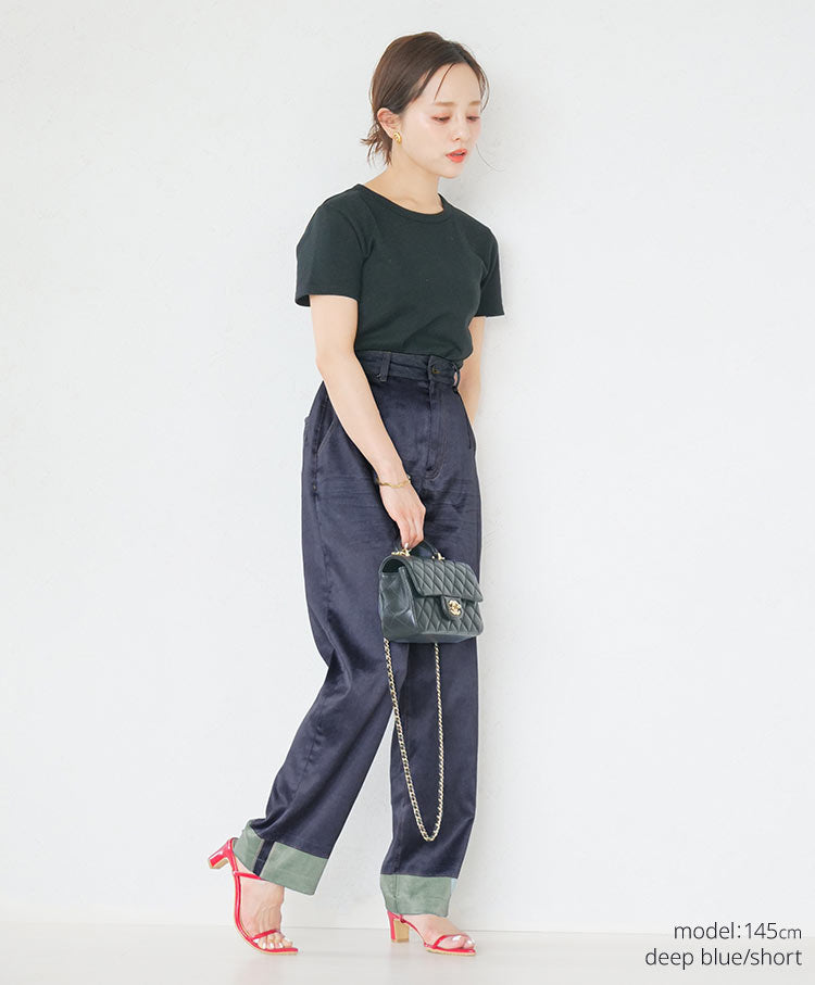 satin denim