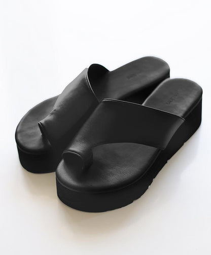 platform thong sandals