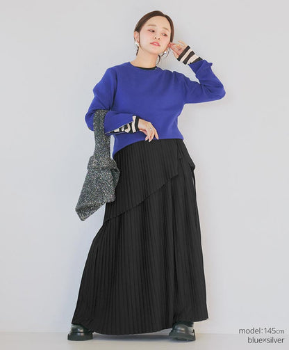 zip detail knit tops