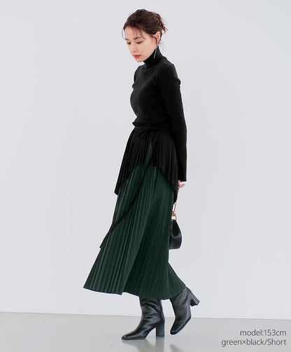 pleats skirt　