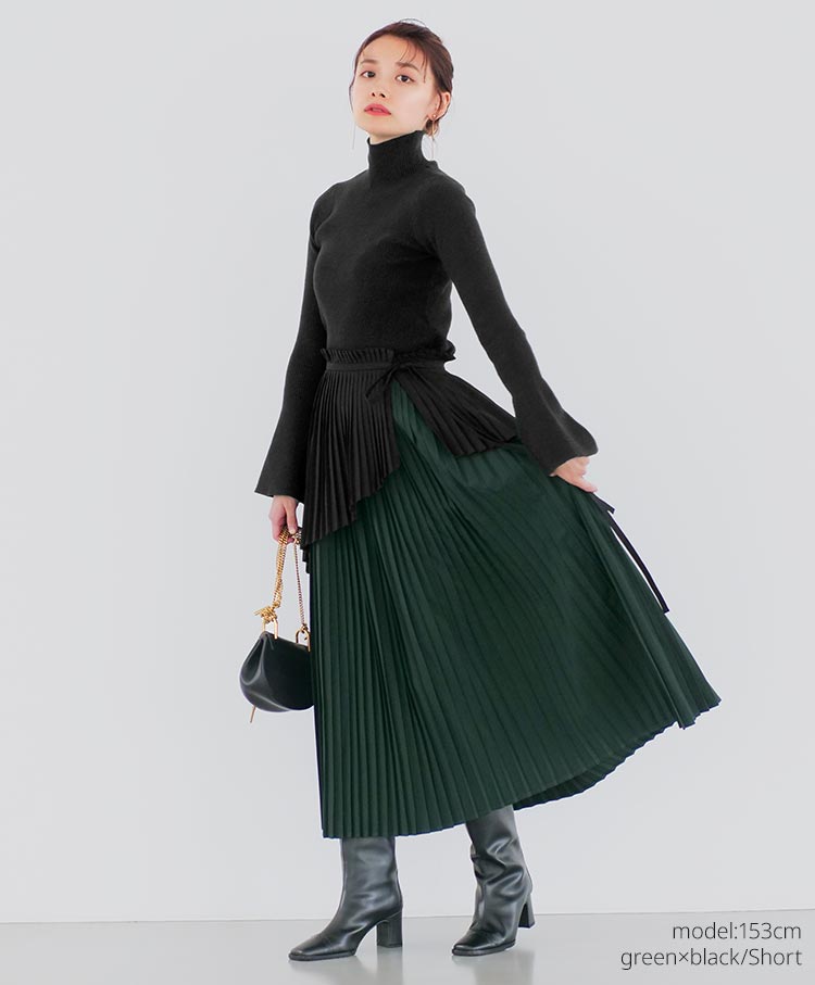 pleats skirt　
